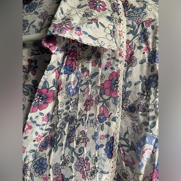 Fittiway Floral Silk blouse - Picture 3 of 15